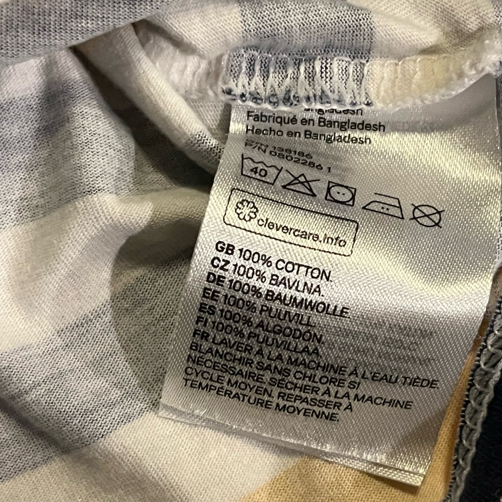 H&M T-shirts bundle 12-18M 100%cotton short/long sleeve Animals,Dinos,Bulldozer - Picture 4 of 4
